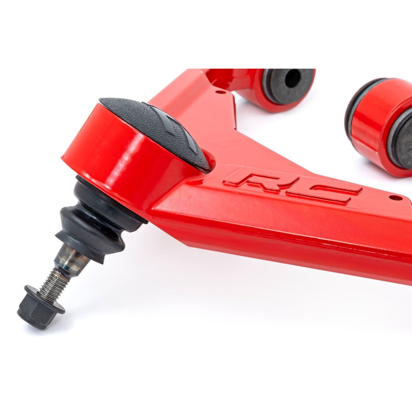 ROUGH COUNTRY Red Forged Upper Control Arms | 3 Inch Lift | Chevy/GMC 2500HD (01-10) | 1859RED