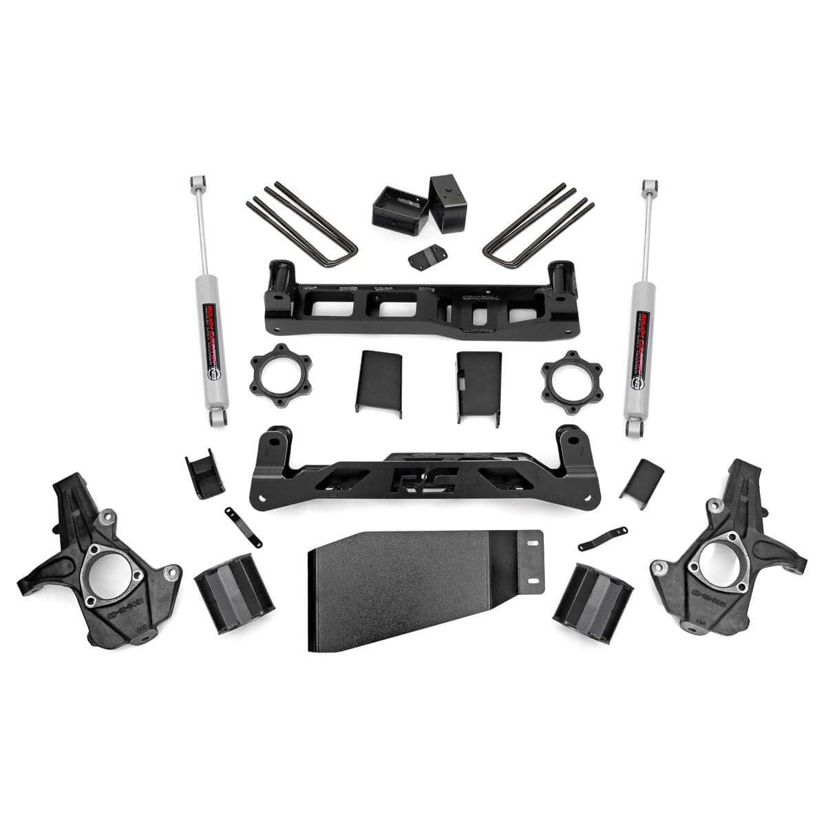 ROUGH COUNTRY 5 Inch Lift Kit | Chevy Silverado & GMC Sierra 1500 4WD (2007-2013) | 26230