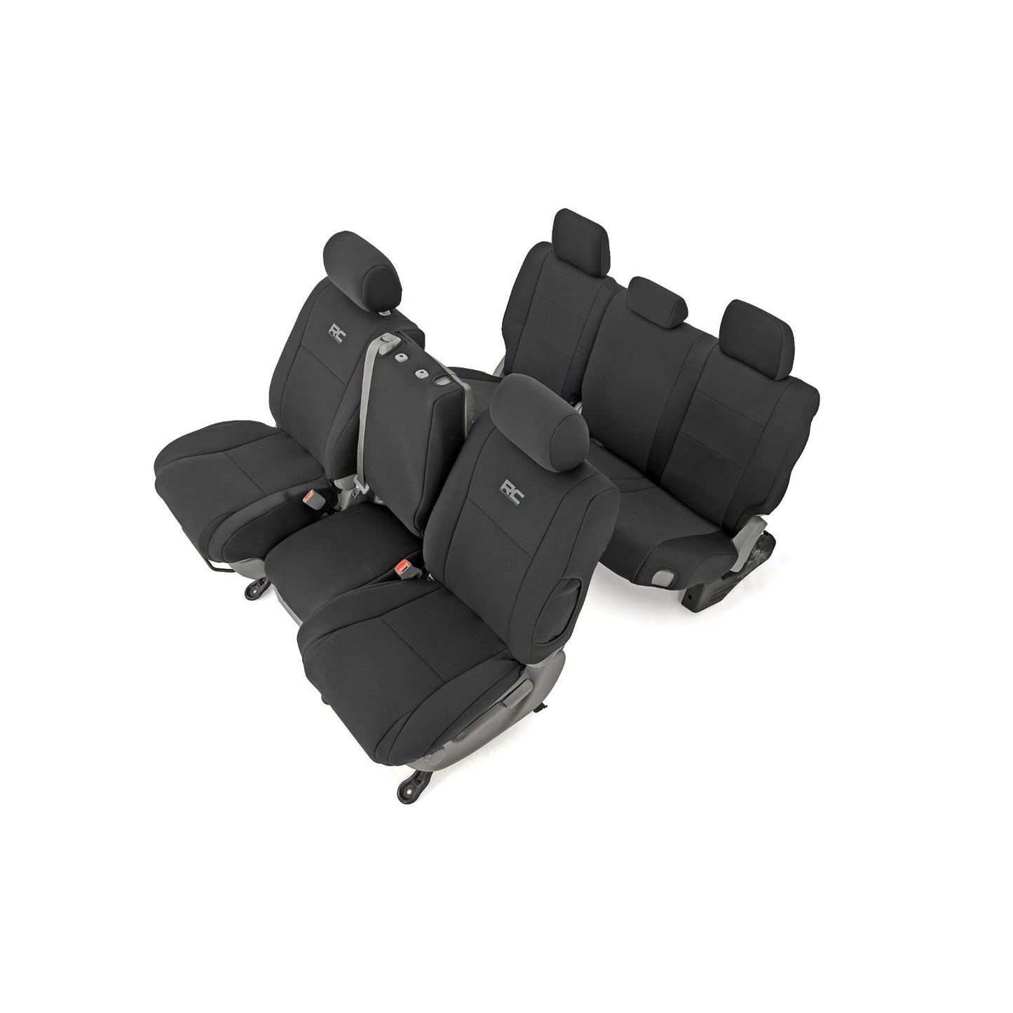 ROUGH COUNTRY Seat Covers | FR w/ Console Cover and Rear | Toyota Tundra 2WD/4WD (07-13) | 91061