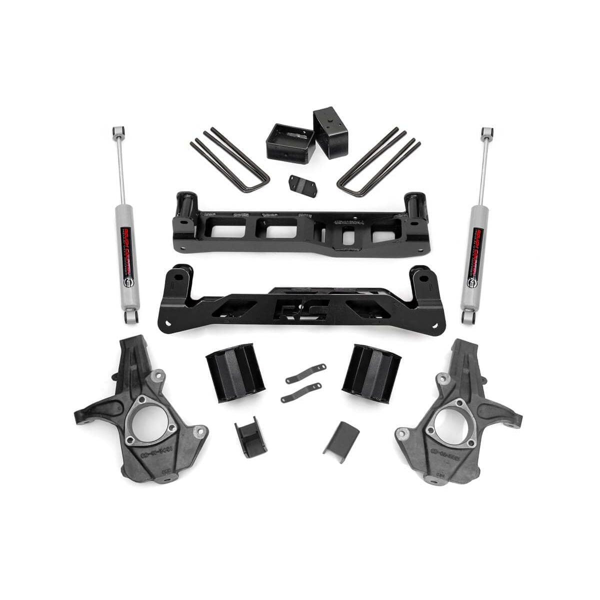 ROUGH COUNTRY 5 Inch Lift Kit | Chevy Silverado & GMC Sierra 1500 2WD (2007-2013) | 26130