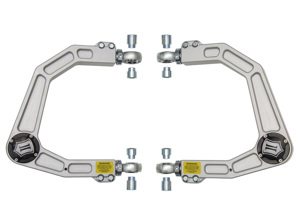 ICON 58560DJ 2007-2021 Toyota Tundra/2008-2022 Toyota Sequoia, Billet Front Upper Control Arm w/ Delta Joint Kit