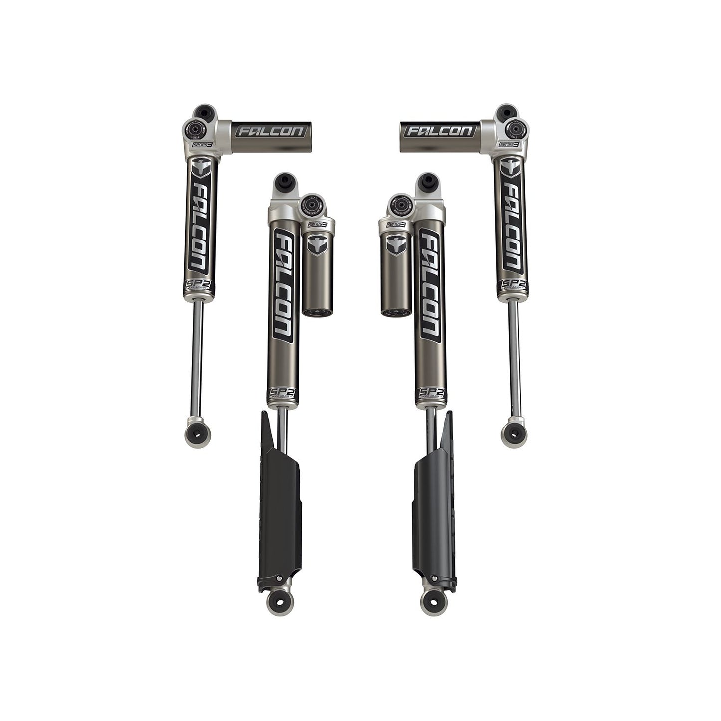 FALCON SHOCKS | 18-Up Jeep Wrangler JL 2 Door SP2 3.1 Piggyback Shock Kit 0-1.5 Inch Lift Falcon Shocks | 10-02-31-400-000