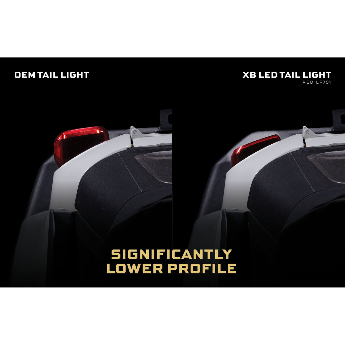Morimoto XB LED Tail Lights: Ford Bronco (21+ / Red Lens / Set) product image 6