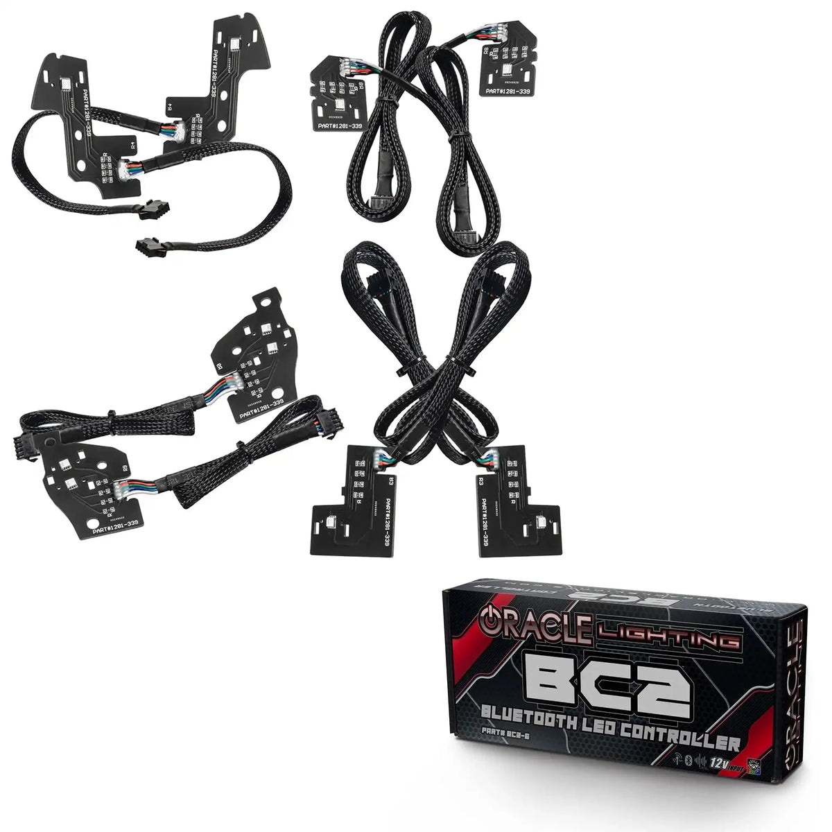 ORACLE Lighting | RGB+W DRL Upgrade | RAM 1500 Reflector LED Headlights | 1281-339, 1281-335