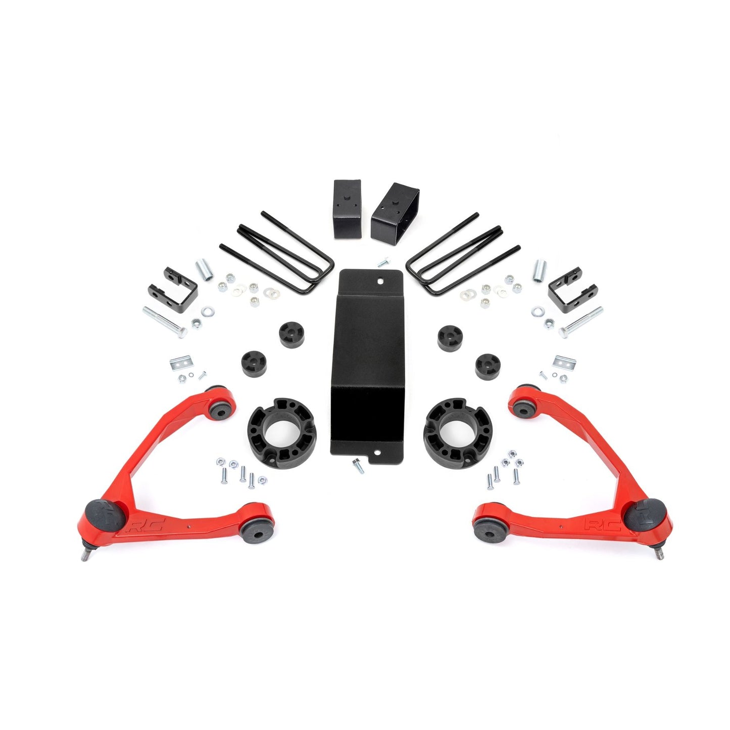 ROUGH COUNTRY 3.5 Inch Lift Kit | Mag-ride | Alu/Cast Steel | GMC Sierra 1500 Denali (14-16) | 18901RED