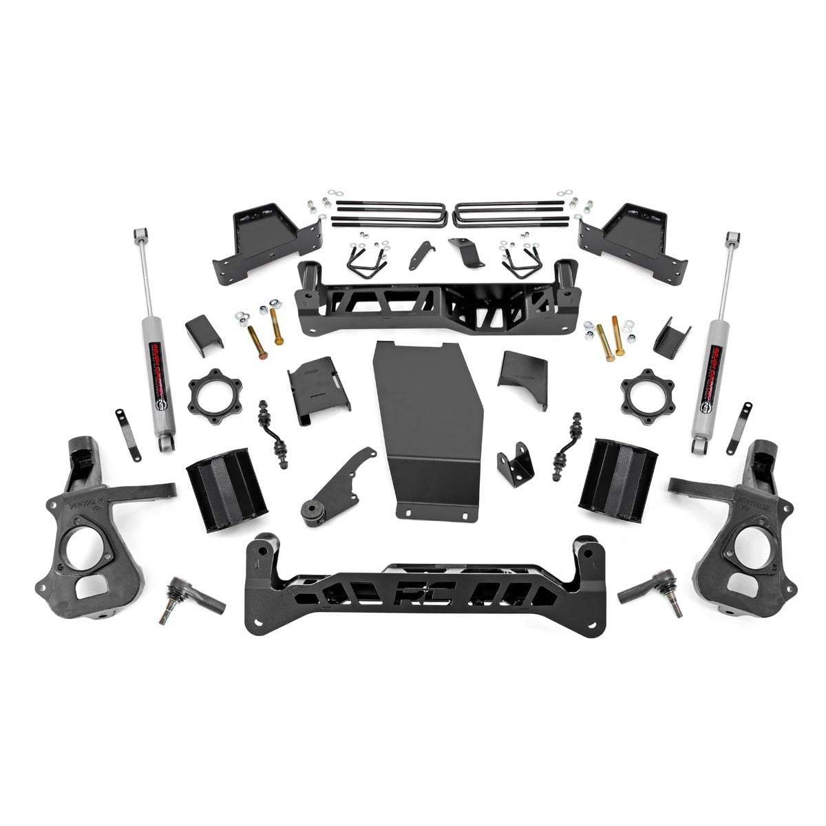 ROUGH COUNTRY | 7 Inch Lift Kit Alum/Stamp Steel Chevy/GMC 1500 (14-18 & Classic) | 17431