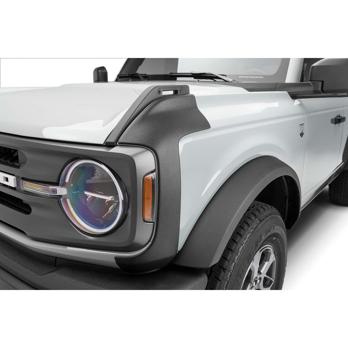 Bushwacker Fender Corner Guard for Black Trail Armor Front Corners For 2021-2024 Ford Bronco, Pair