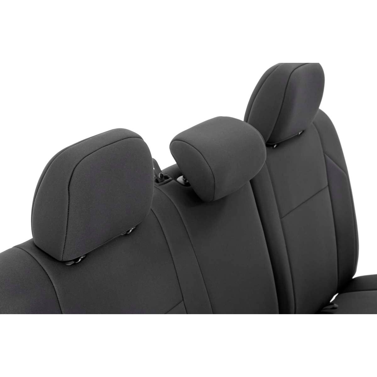 ROUGH COUNTRY Seat Covers | FR & RR | Double Cab | Toyota Tacoma 2WD/4WD (2016-2023) | 91031
