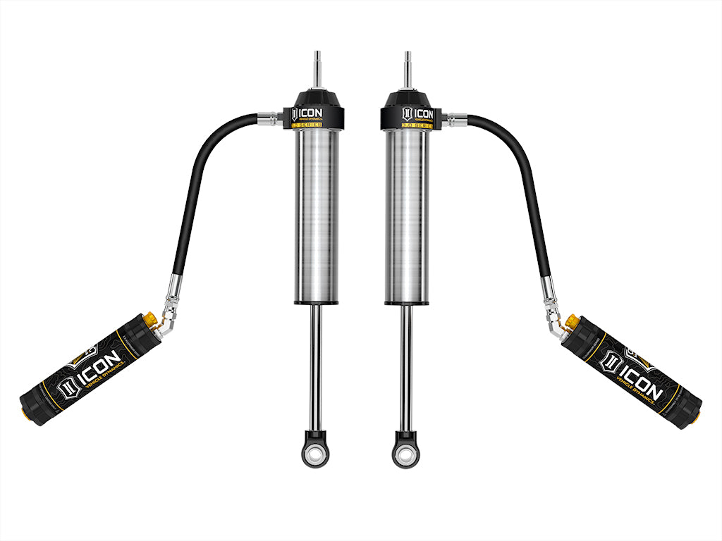 ICON 57845CP 2022-2026 Toyota Tundra 0-1.5” Lift/2023-2026 Sequoia 0-4" Lift, Rear, V.S. 3.0 Series Shock Absorbers, Remote Reservoir w/ CDCV, Pair