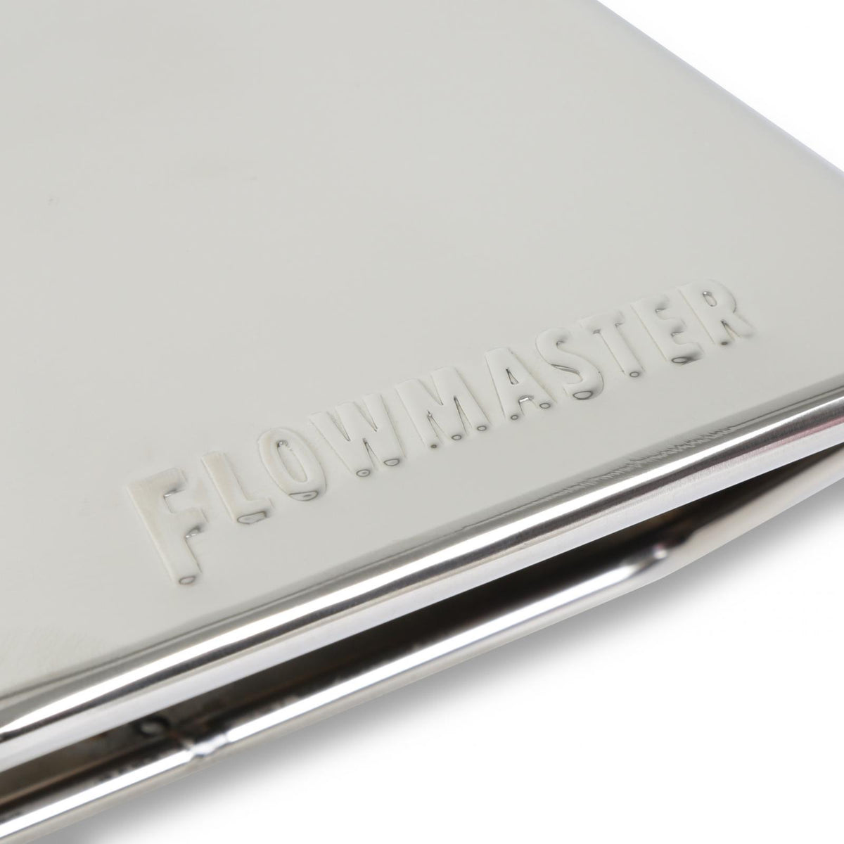 FLOWMASTER Exhaust Tip Exhaust Tip 3.0 X 5.5 Polished Angle Rolled Edge Fits 2.5 Inch Tubing