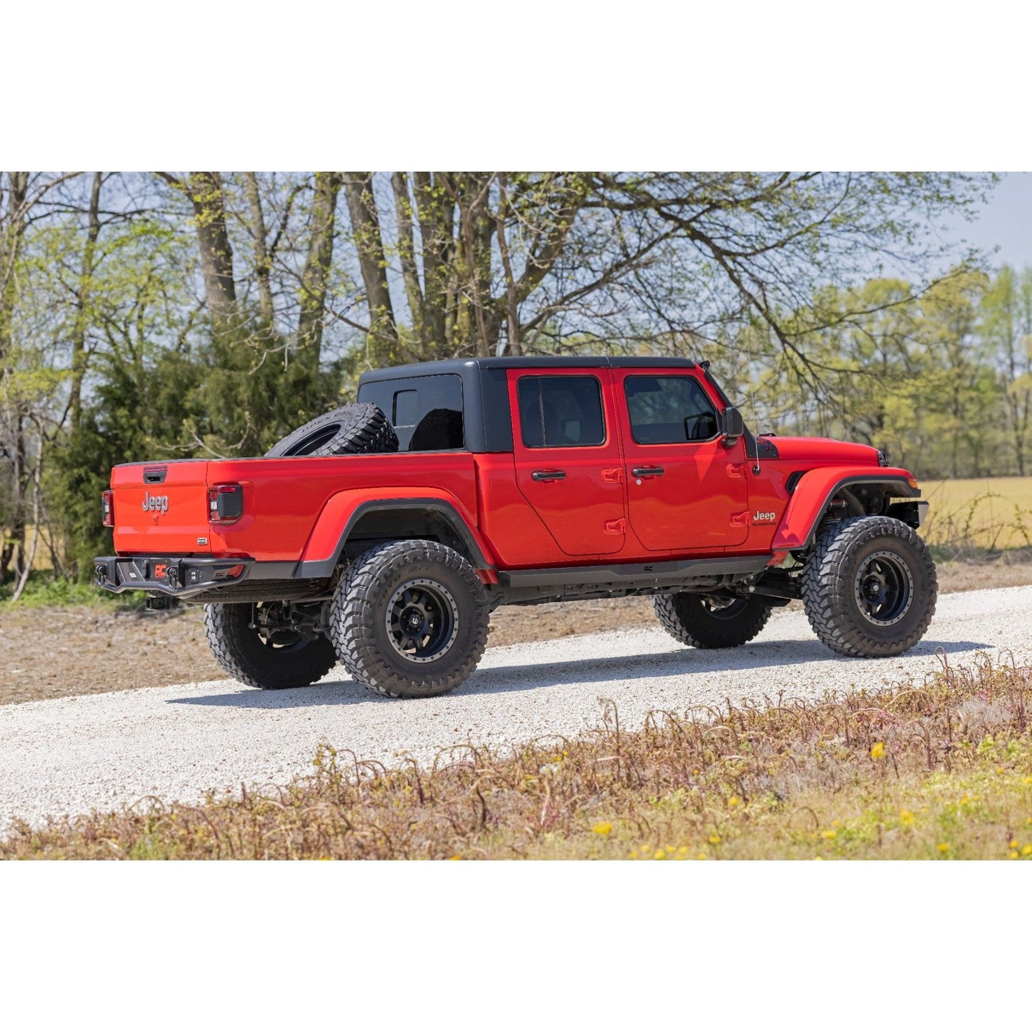 ROUGH COUNTRY Rear Bumper | Tubular | Jeep Gladiator JT 4WD (2020-2025) | 10650