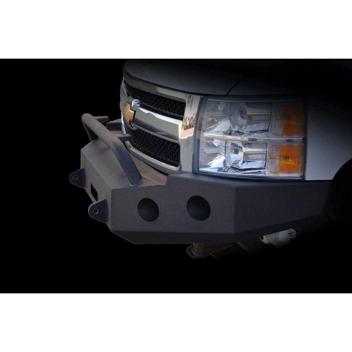2007-2013 Chevy Silverado 1500 Steel Front Bumper — FBCS1-01