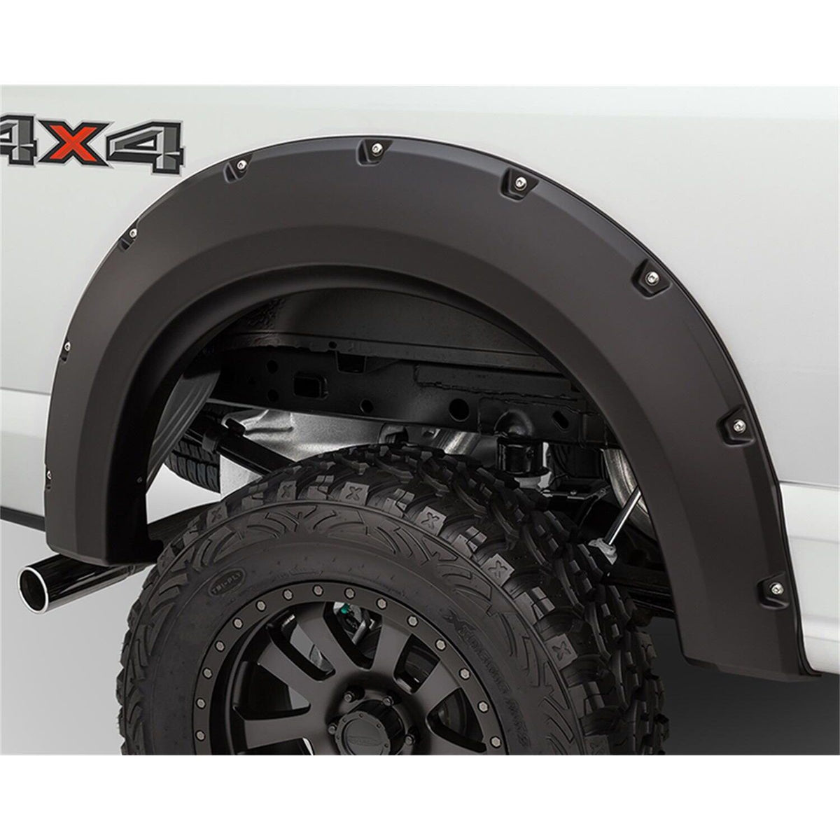 BUSHWACKER | Pocket/Rivet Front Fender Flares | 2018-20 Ford F-150 | 20111-02