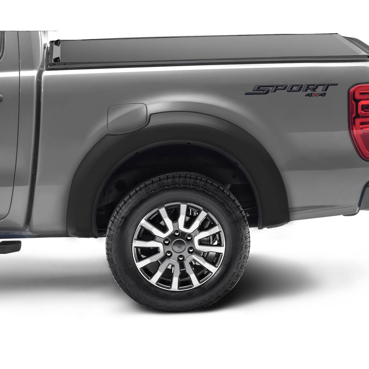 BUSHWACKER | Extend-A-Fender Rear Fender Flares | 2019-23 Ford Ranger | 20116-02