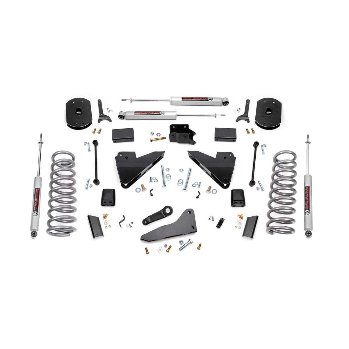 ROUGH COUNTRY 5 Inch Lift Kit | FR Gas Coil | Radius Arm Drop | Ram 2500 4WD (2014-2018) | 36420
