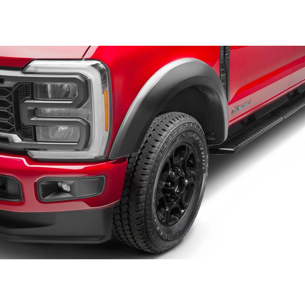 BUSHWACKER | Extend-A-Fender Front Fender Flares | 2023-24 Ford F-350 2023-24 Ford F-250 | 20147-02