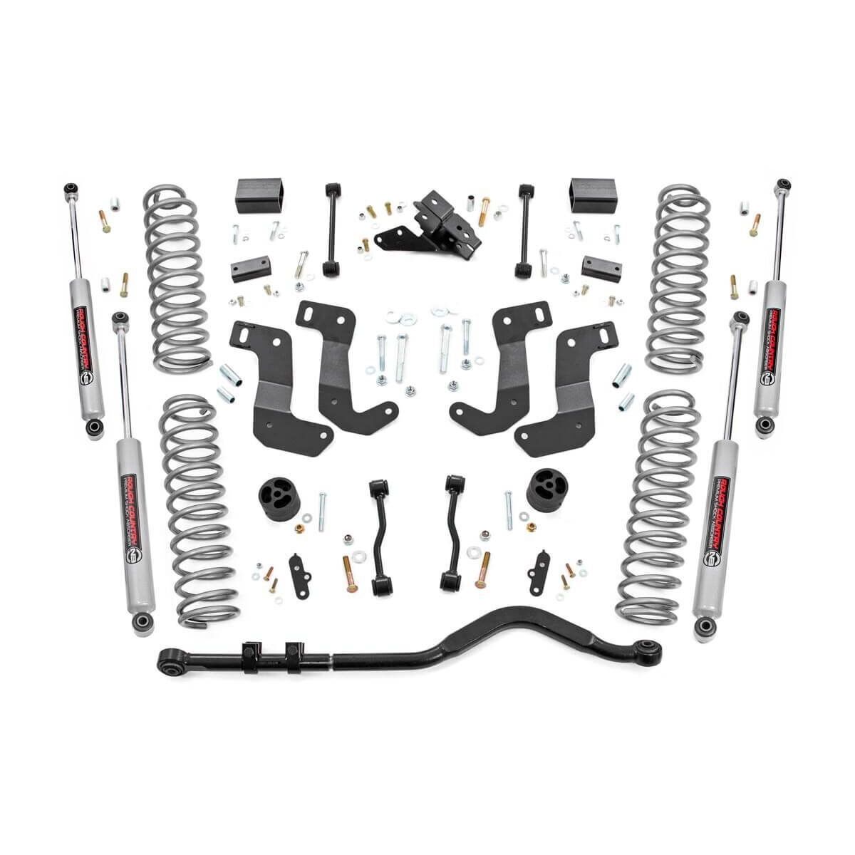 Rough Country 3.5 Inch Lift Kit | C/A Drop | 4-Door | Jeep Wrangler JL 4WD (2024-2025) 79830