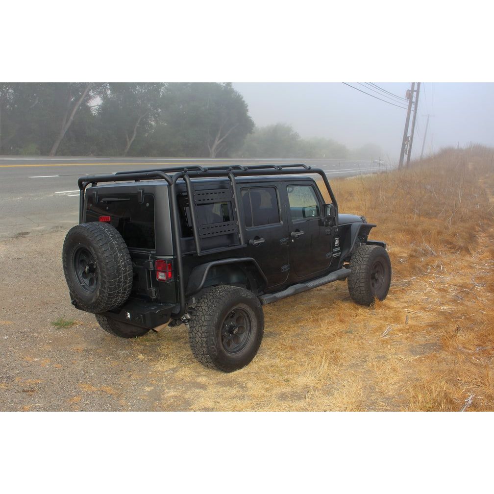 Body Armor 4x4 2007-2018 JEEP WRANGLER JK 2/4 DOOR CARGO ROOF RACK ACCESSORY MOUNT JK-7102