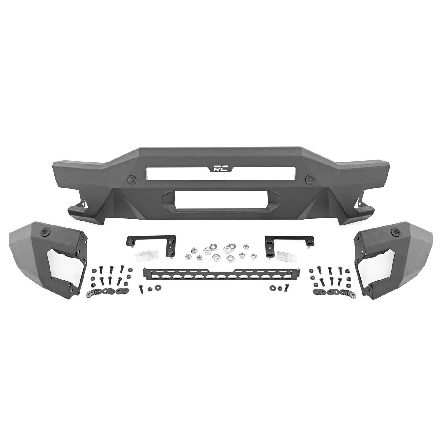 ROUGH COUNTRY Front Bumper | Modular | Full Wings | DRL | Ford Bronco 4WD (2021-2025) | 51074