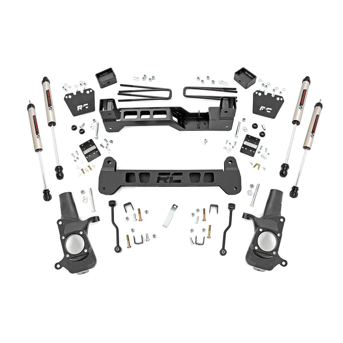 ROUGH COUNTRY 6 Inch Lift Kit | V2 | Chevy Silverado & GMC Sierra 2500HD 2WD (2001-2010) | 22070