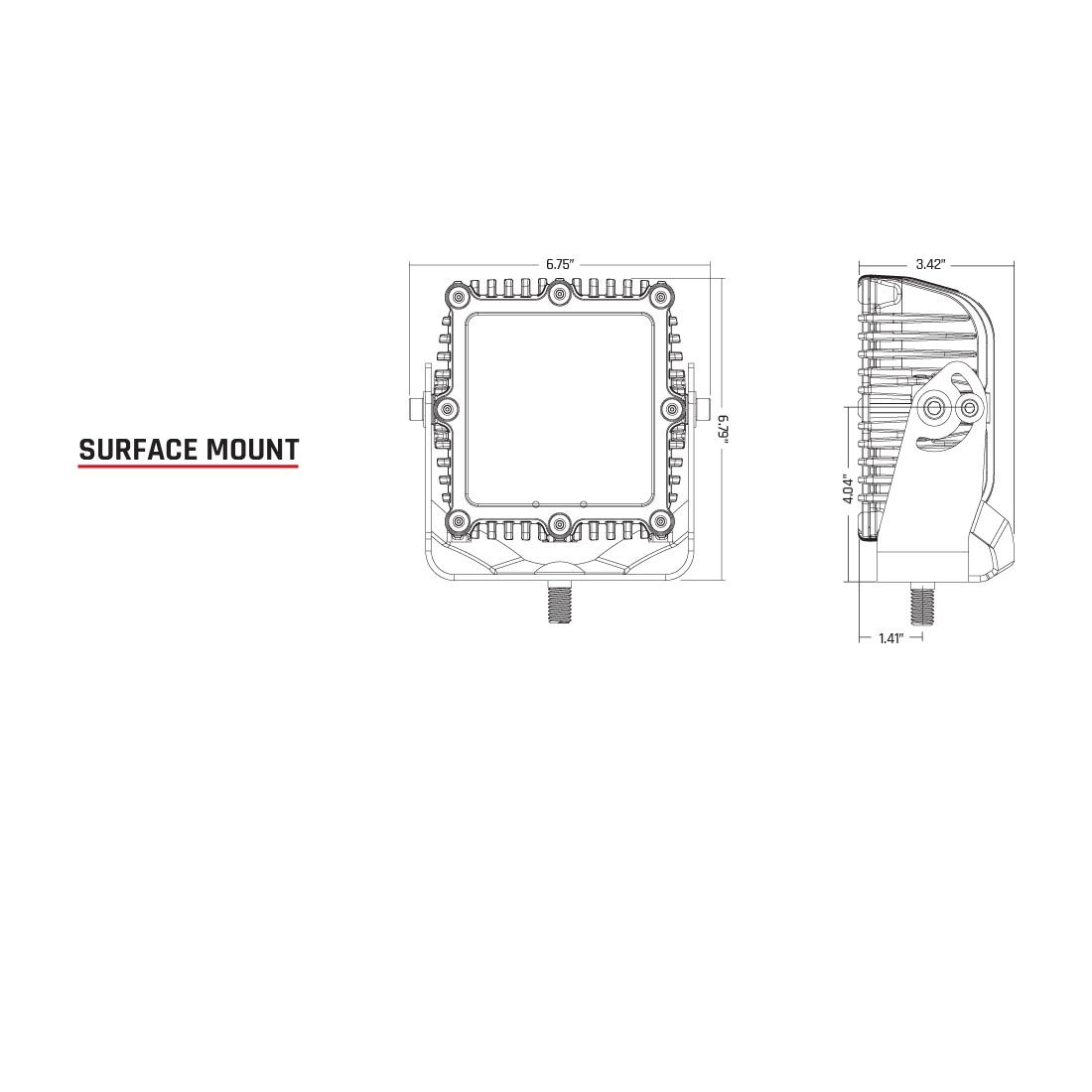 RIGID INDUSTRIES | Flood White Housing Q-Series Pro RIGID Industries | 245113