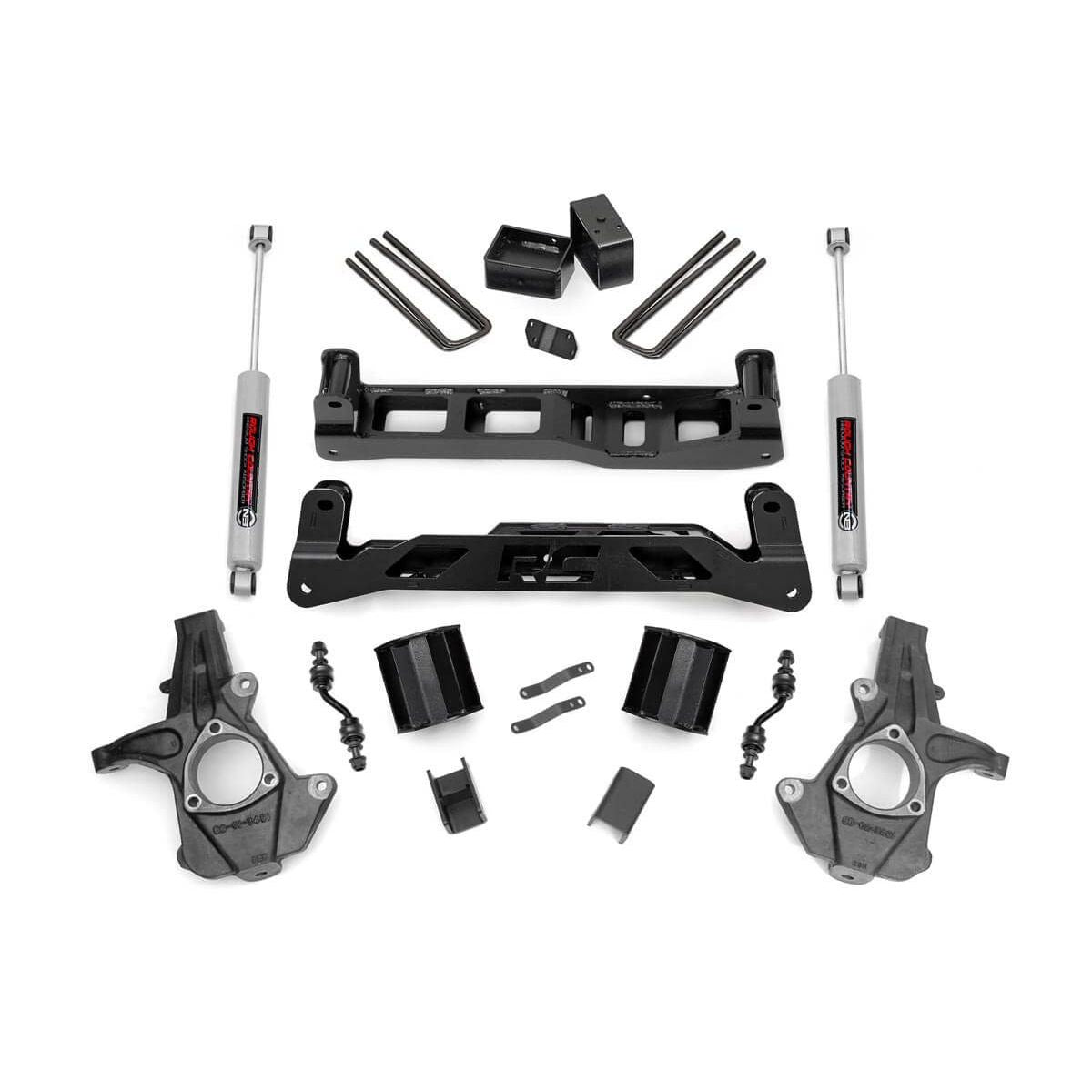 Rough Country 5 Inch Lift Kit | Alum/Stamp Steel | Chevy/GMC 1500 (14-18 & Classic) 24831