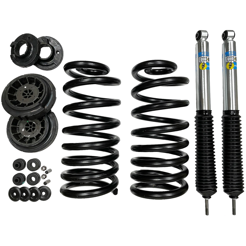AIR DELETE Bilstein 5100 Rear Air Suspension Conversion Kit for 19–22 Ram 2500 Gas