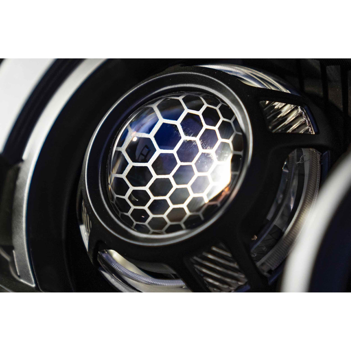 Morimoto Panamera 2.0 Projector Shroud (Black) (White/Amber LED Switchback) product image 4