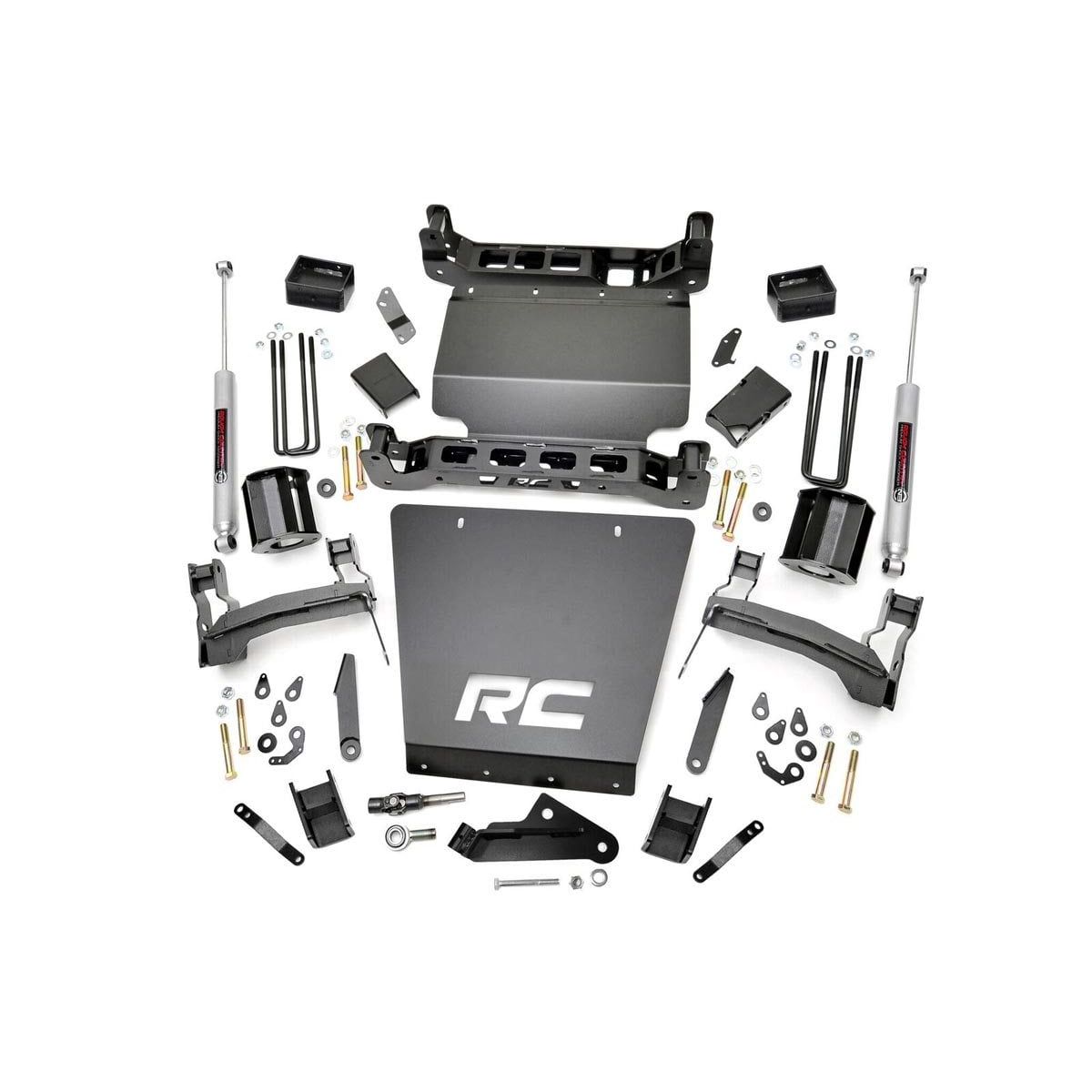 ROUGH COUNTRY 5 Inch Lift Kit | Bracket | Chevy Silverado & GMC Sierra 1500 4WD (2014-2018 & Classic) | 29130