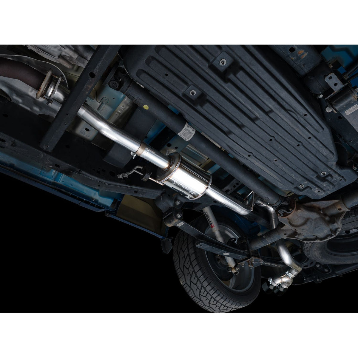 AWE 0FG Single Side Exit Exhaust for 2021–2023 Ford F-150 Regular Cab 5.0L