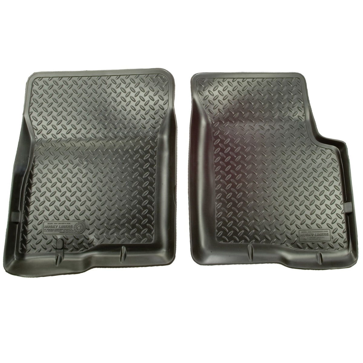 HUSKY LINERS | Classic Style Front Floor Liners | 2000-2004 Toyota Tundra | Black | HUS35551