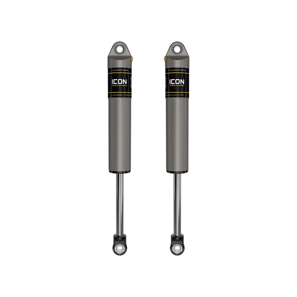 ICON VEHICLE DYNAMICS | 1999-2025 Ford F-250/F-350/F-450 Super Duty 0-3 Inch Lift Rear V.S. 2.5 Aluminum Series Shocks Internal Reservoir Pair Icon Vehicle Dynamics | 37605P