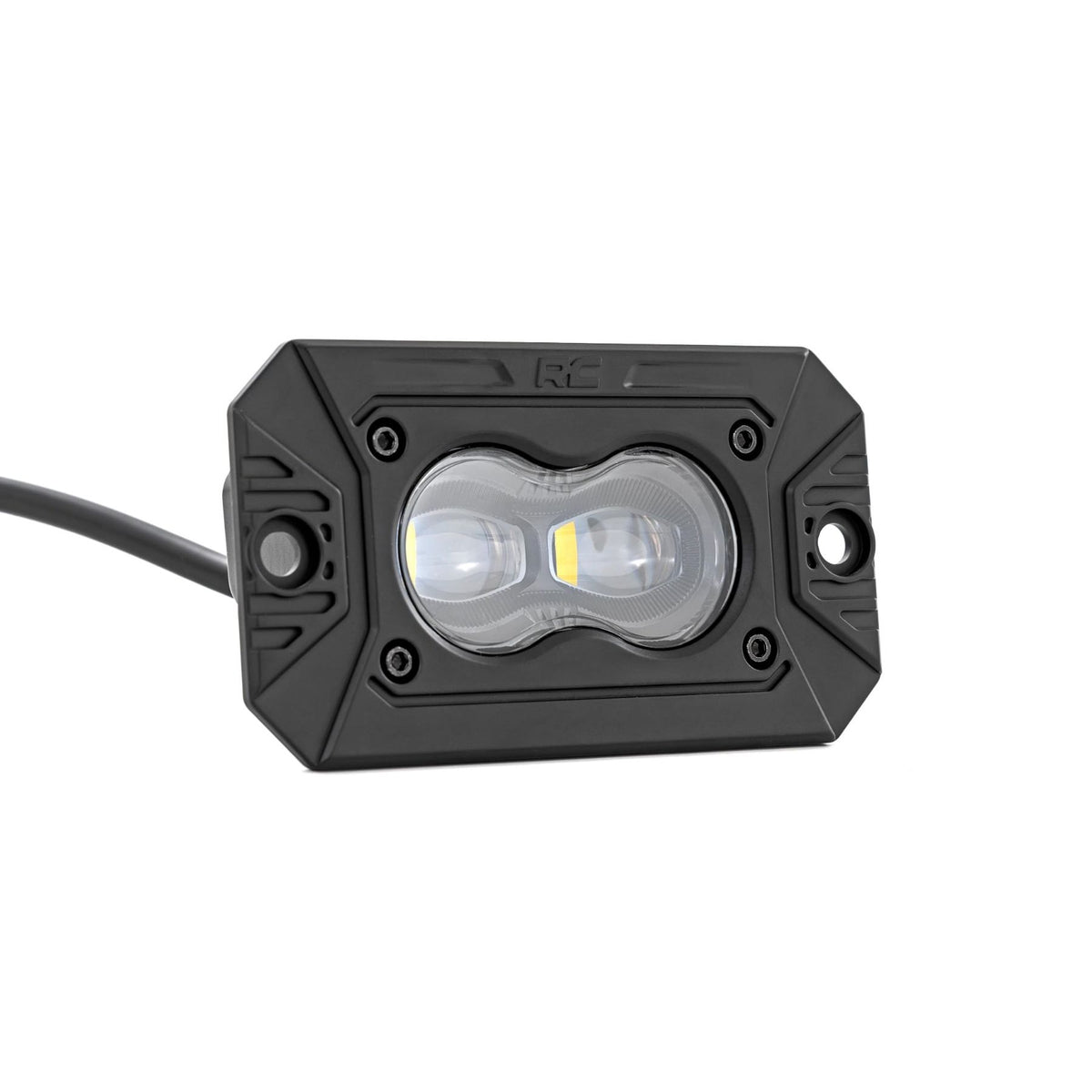 ROUGH COUNTRY RCS70908 70908 " Black Series LED Slim Aux SAE Fog Flush