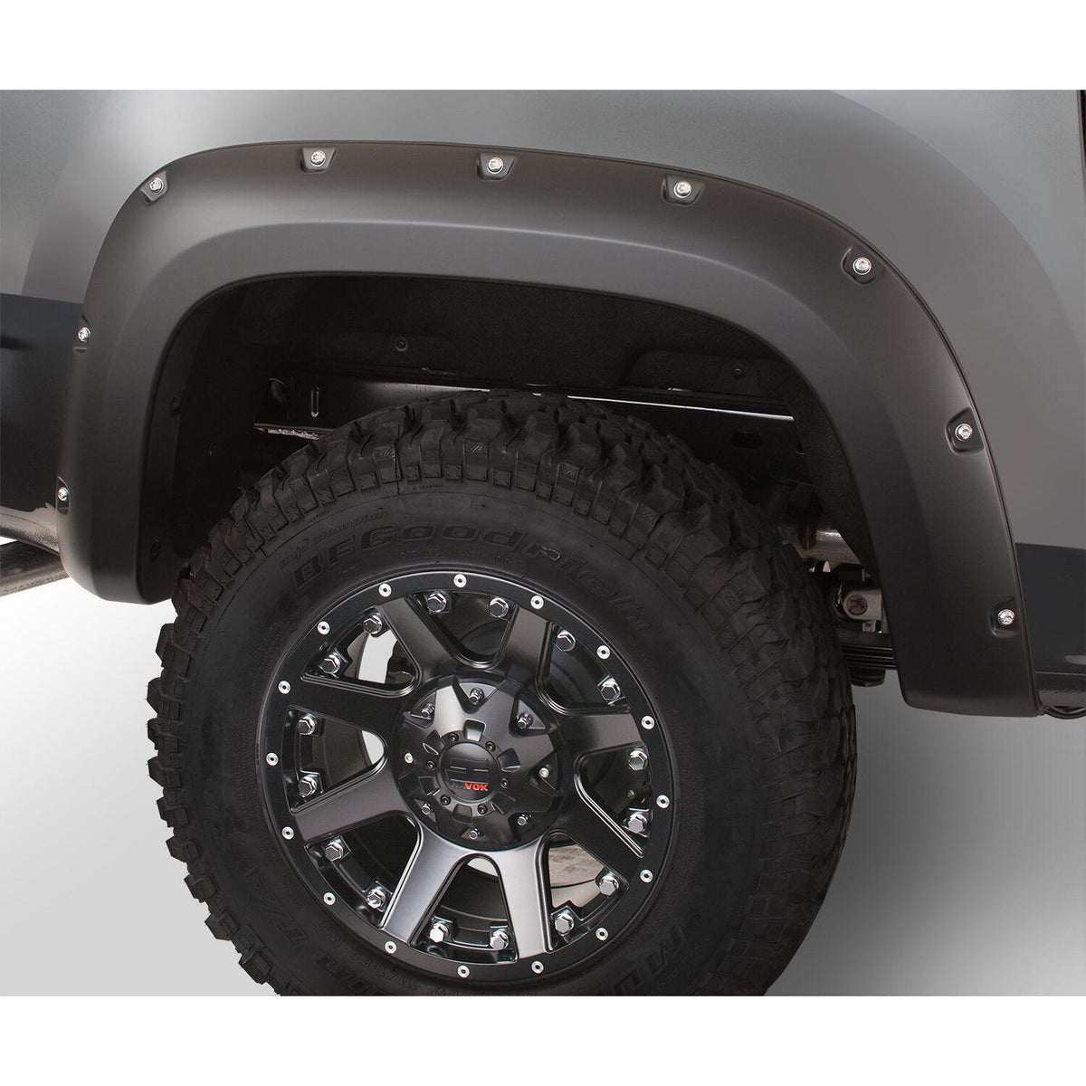 BUSHWACKER | Pocket/Rivet Rear Fender Flares | 2019-26 GMC Sierra 1500 | 40102-02