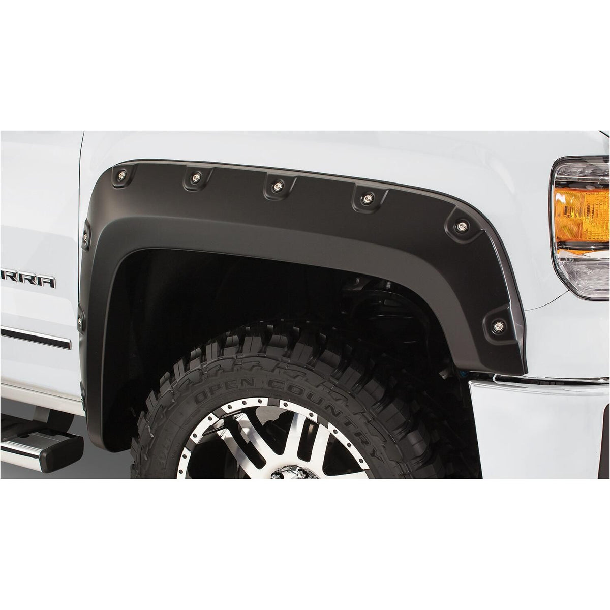 BUSHWACKER | Pocket/Rivet Front Fender Flares | 2014-15 GMC Sierra 1500 | 40117-02