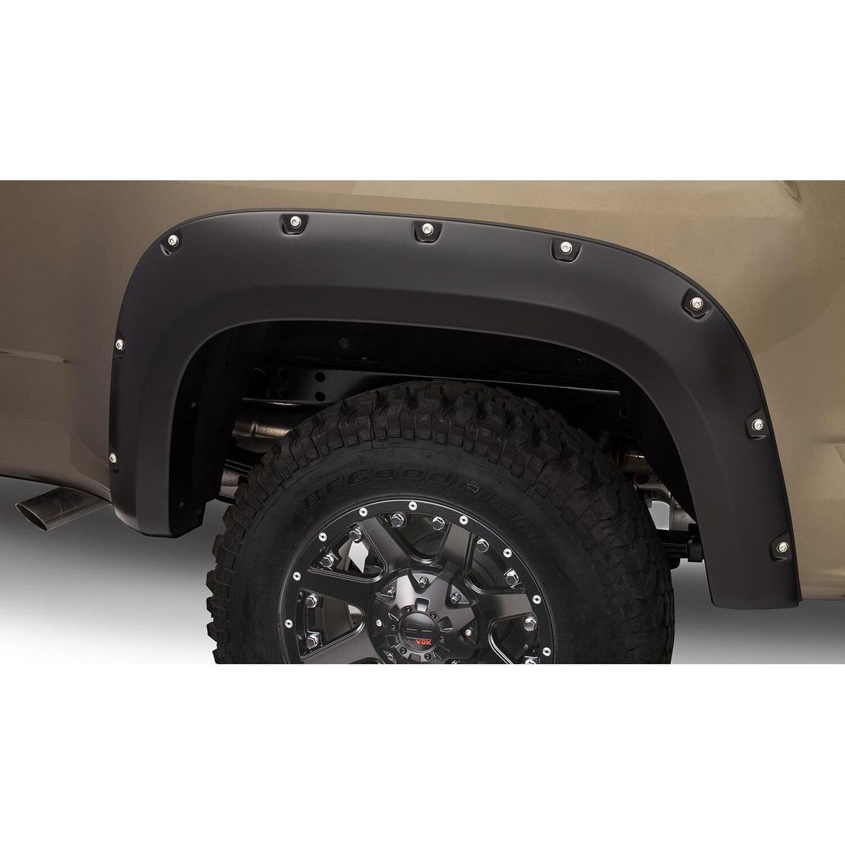 BUSHWACKER | Pocket/Rivet Rear Fender Flares | 2015-20 GMC Canyon | 40142-02