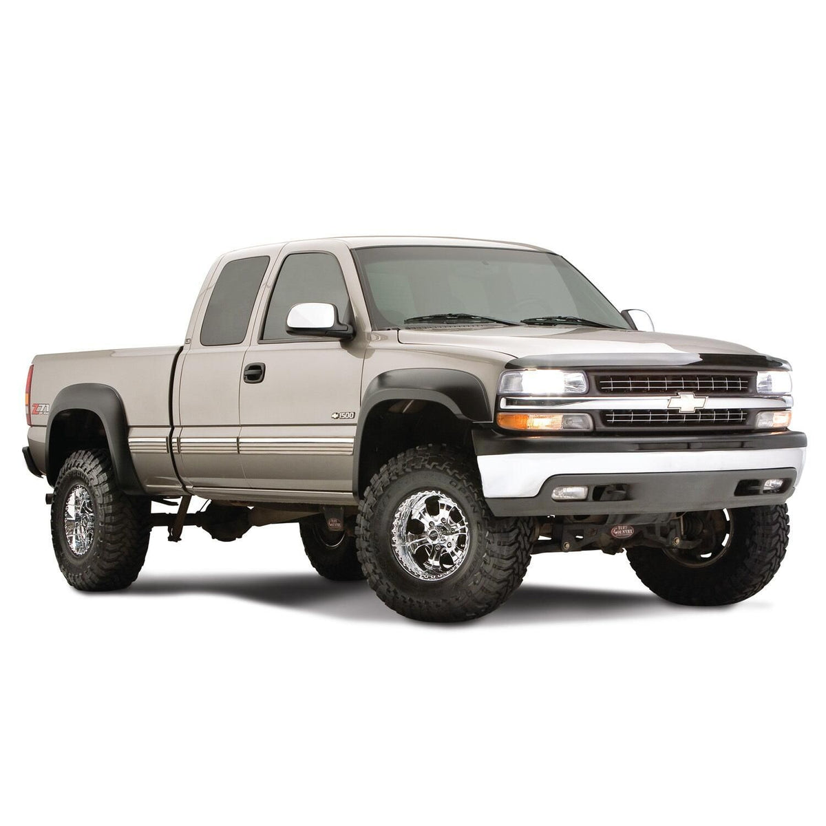 BUSHWACKER | Extend-A-Fender 4-Piece Fender Flare Set | 1999-2007 Chevy Silverado/GMC Sierra 1500/2500/3500 | 40945-02