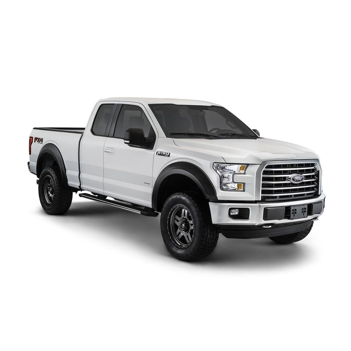 BUSHWACKER | Extend-A-Fender 4-Piece Fender Flare Set | 2007-13 GMC Sierra 1500 | 40954-02