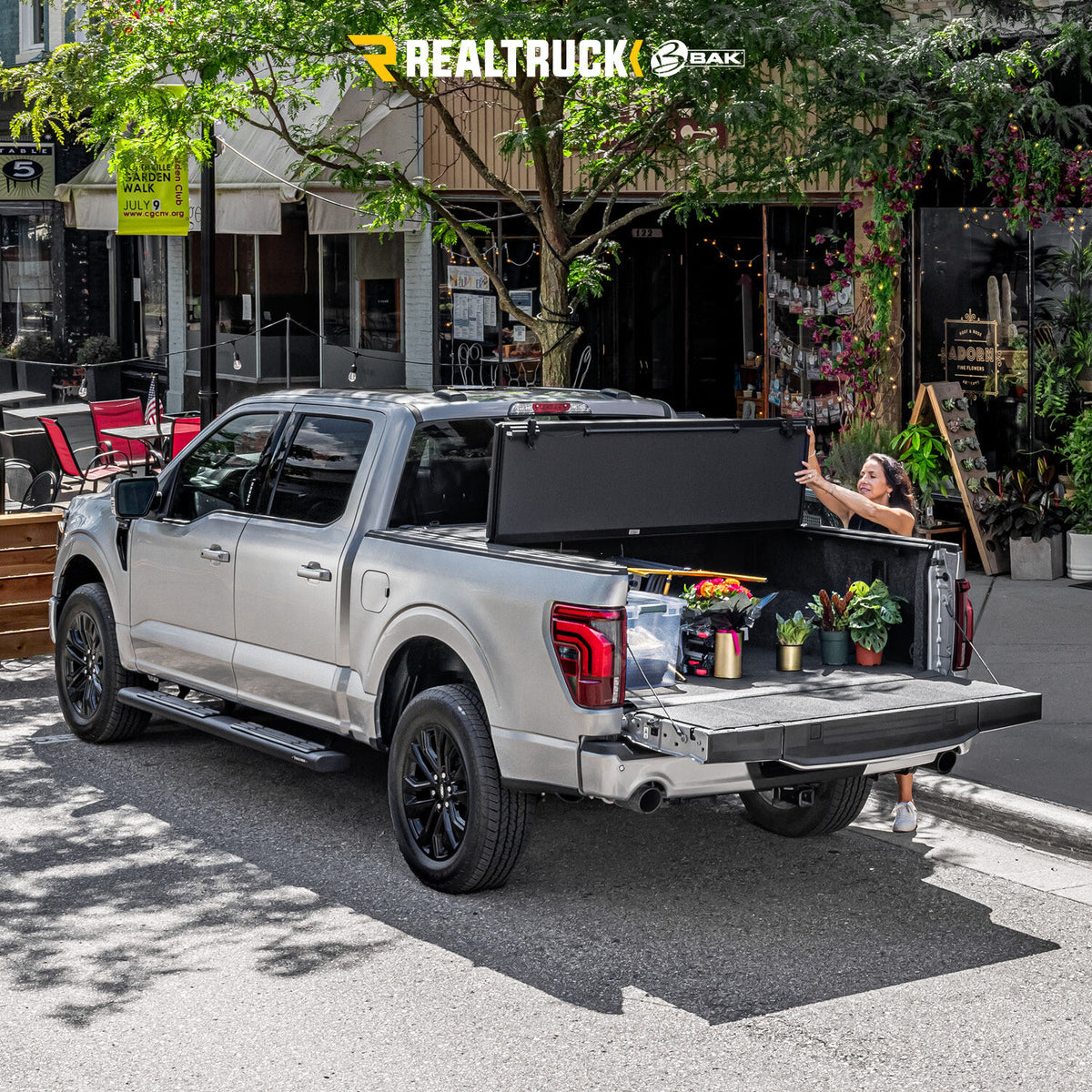 BAK INDUSTRIES | BAKFlip MX4 (Gen 3) Hard Folding Tonneau Cover Matte Finish | 2017-26 Ford F-250/350/450 | 6'10" Bed | 448330