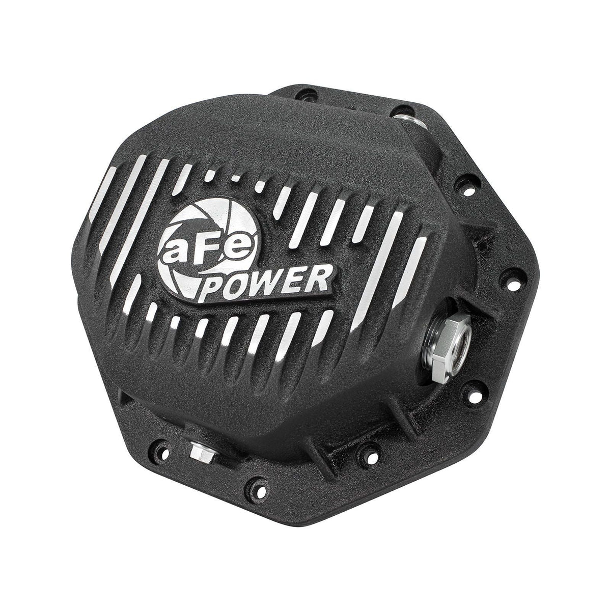aFe POWER aFe POWER Pro Series Rear Differential Cover Black w/ Machined Fins — 46-70272