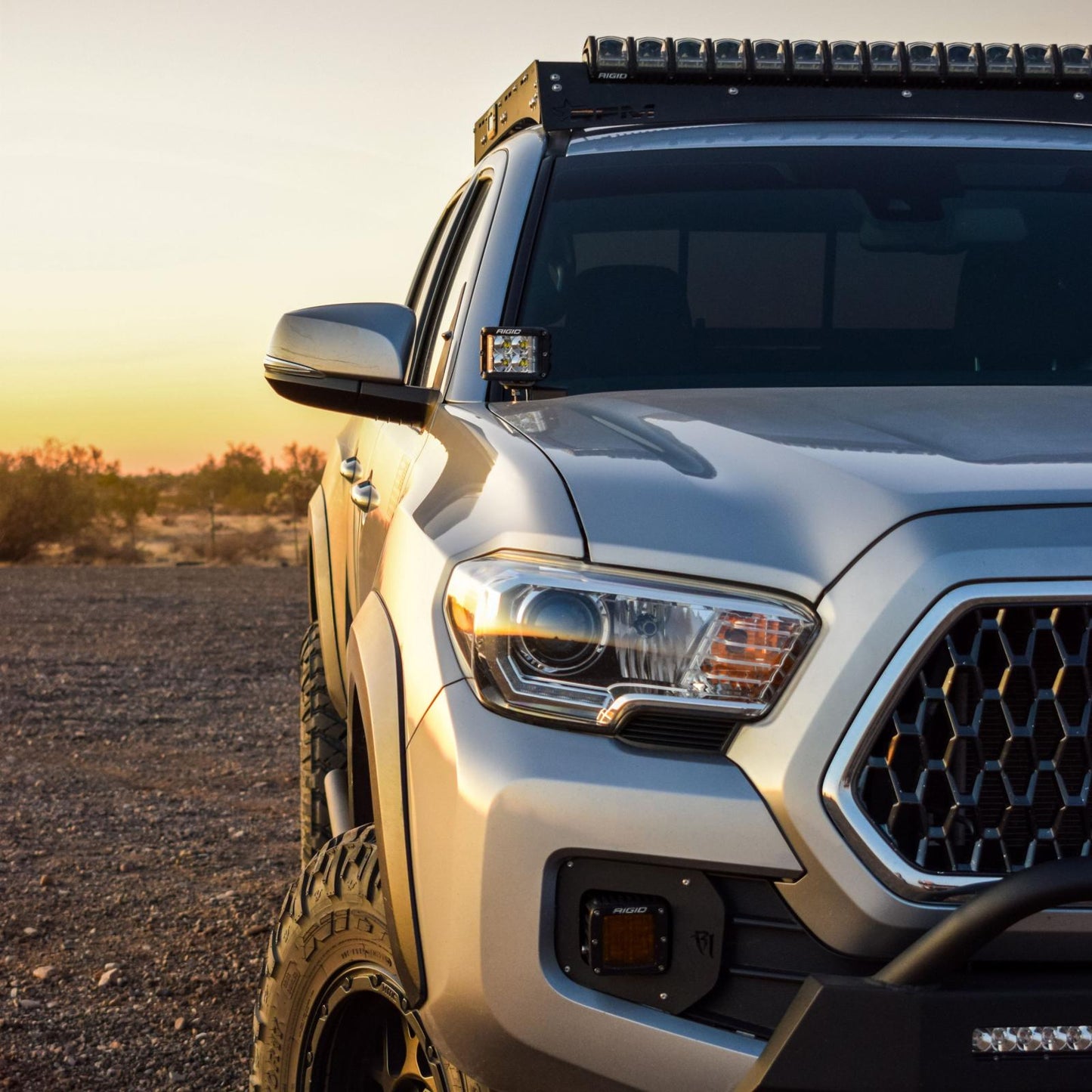 RIGID INDUSTRIES | 16-20 Toyota Tacoma A-Pillar Mount Fits 360-Series D-Series D-SS RIGID | 46702