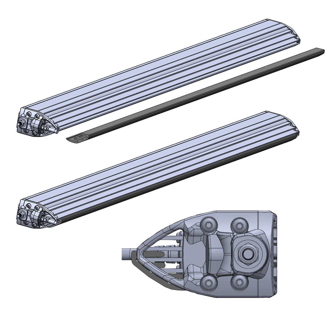 RIGID INDUSTRIES | 2021+ Ford Bronco Roof Rack Mount Kit RIGID | 46725