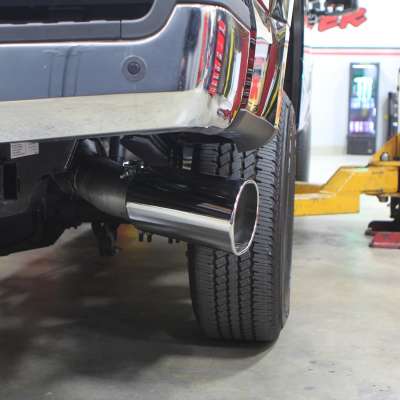 BANKS POWER | Monster Exhaust System 5-Inch Single Exit Chrome Tip 17-26 Ford F-250/F-350/F-450 6.7L | 49795