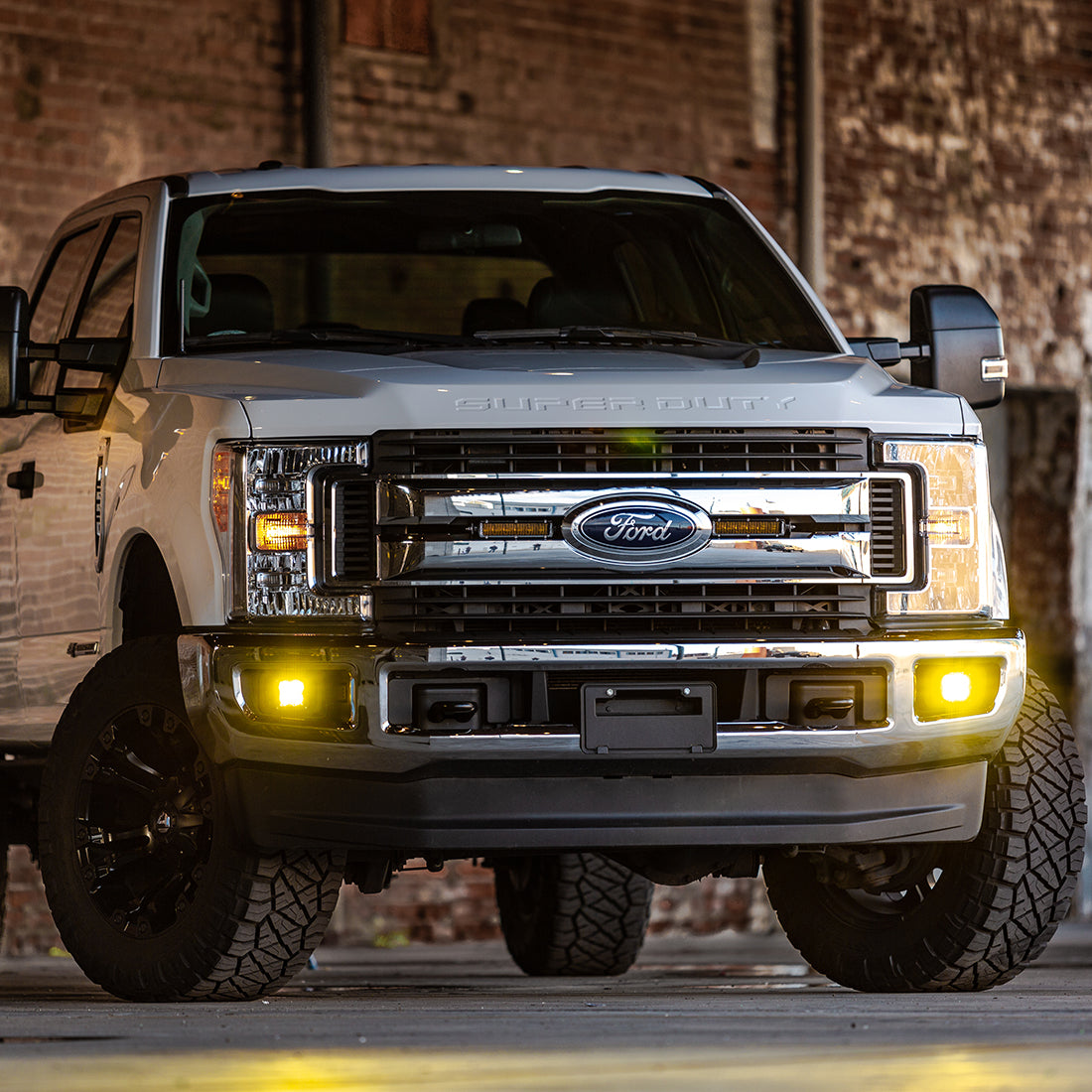 RIGID INDUSTRIES | SAE J583 Compliant Selective Yellow Fog Light Pair D-Series Pro Street Legal Surface Mount Rigid Industries | 504816