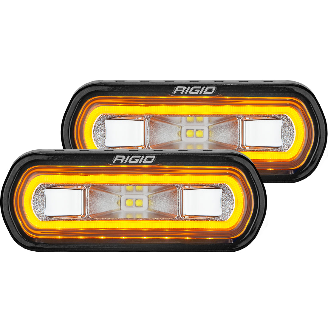 RIGID INDUSTRIES | SR-L Series Off-Road Spreader Pod 3 Wire Surface Mount with Red Halo Pair RIGID Industries | 53122