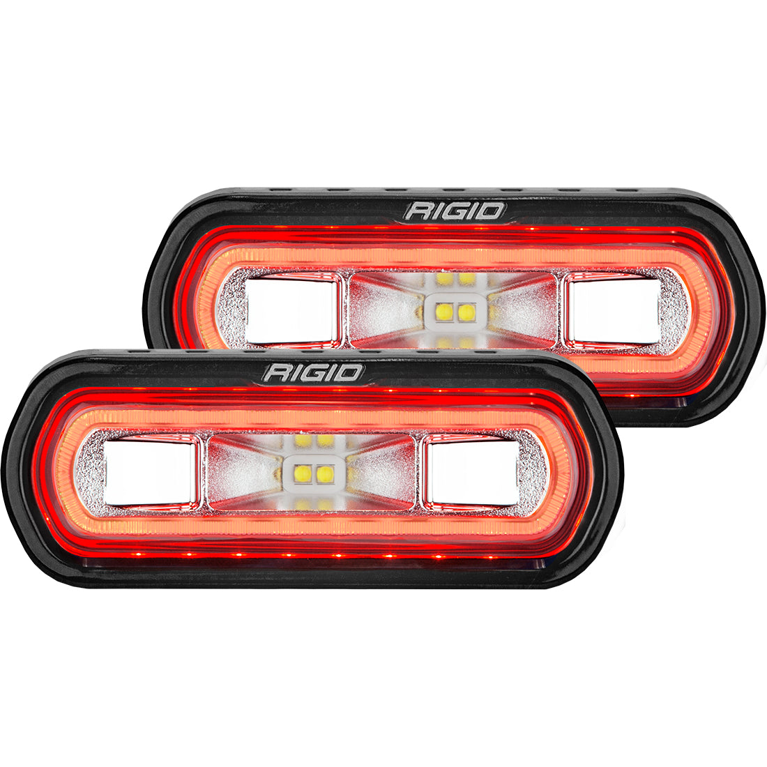 RIGID INDUSTRIES | SR-L Series Off-Road Spreader Pod 3 Wire Surface Mount with Amber Halo Pair RIGID Industries | 53123