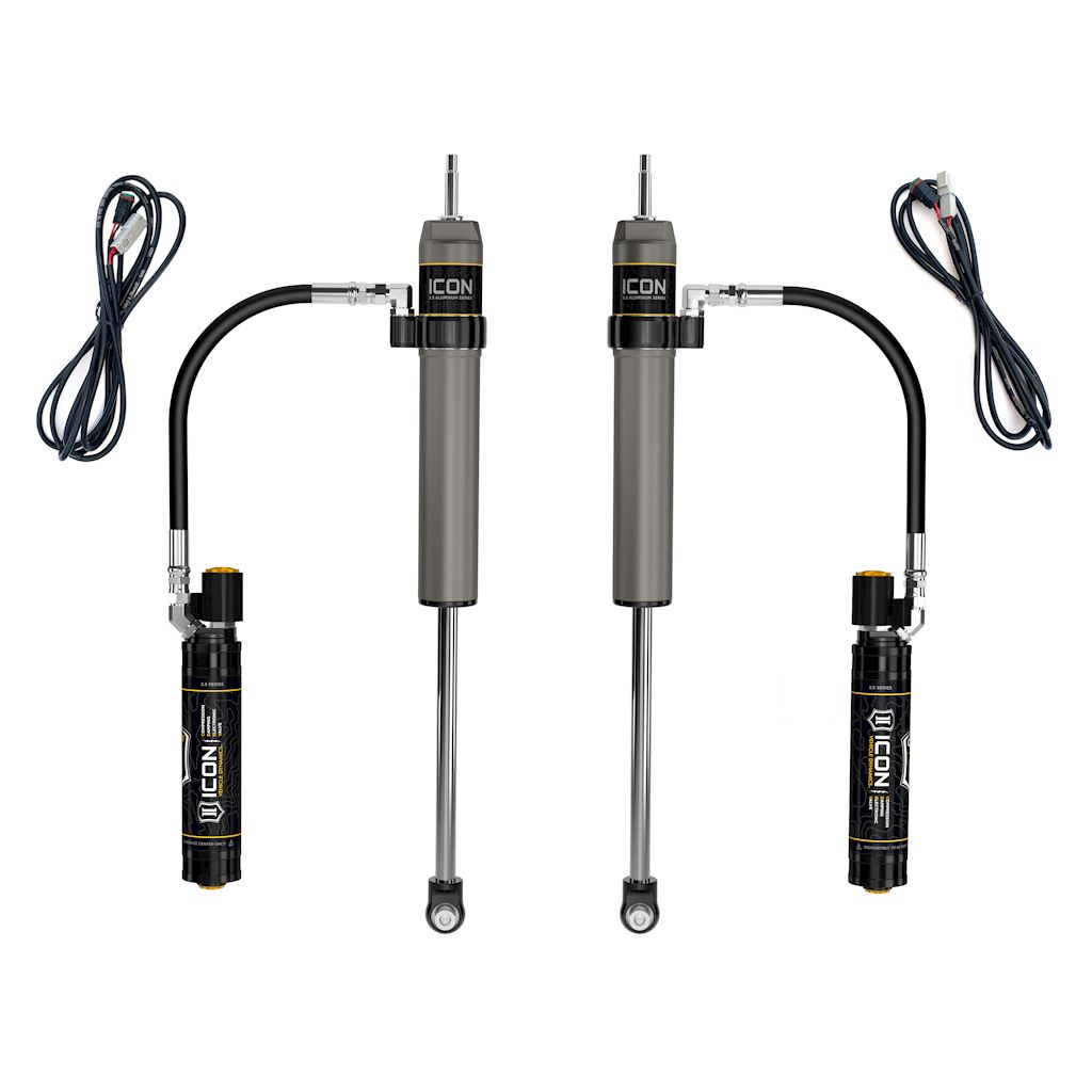 ICON VEHICLE DYNAMICS | 2010-2024 Toyota 4Runner 1-3 Inch Lift Rear V.S. 2.5 Aluminum Series Shocks Remote Reservoir W/ CDEV Pair Icon Vehicle Dynamics | 57810EP