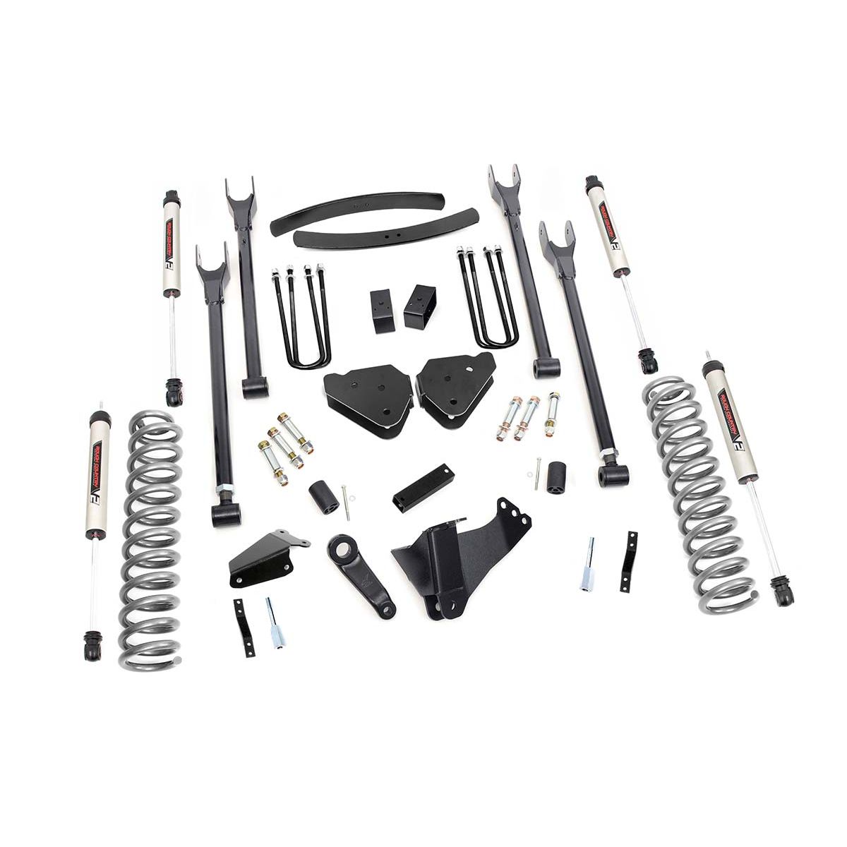 ROUGH COUNTRY 6 Inch Lift Kit | Gas | 4 Link | No OVLDS | V2 | Ford F-250/F-350 Super Duty (05-07) | 57870