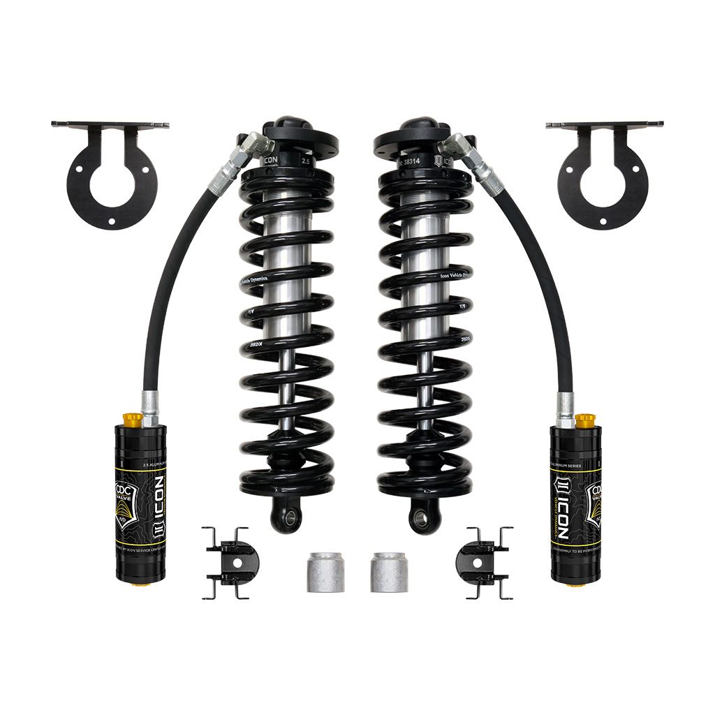 ICON VEHICLE DYNAMICS | 2023-2025 Ford F-250/F-350 Super Duty 4WD 2.5-3 Inch Lift V.S. 2.5 Series Coilover Conversion Kit Remote Reservoir W/ CDCV Icon Vehicle Dynamics | 61723C