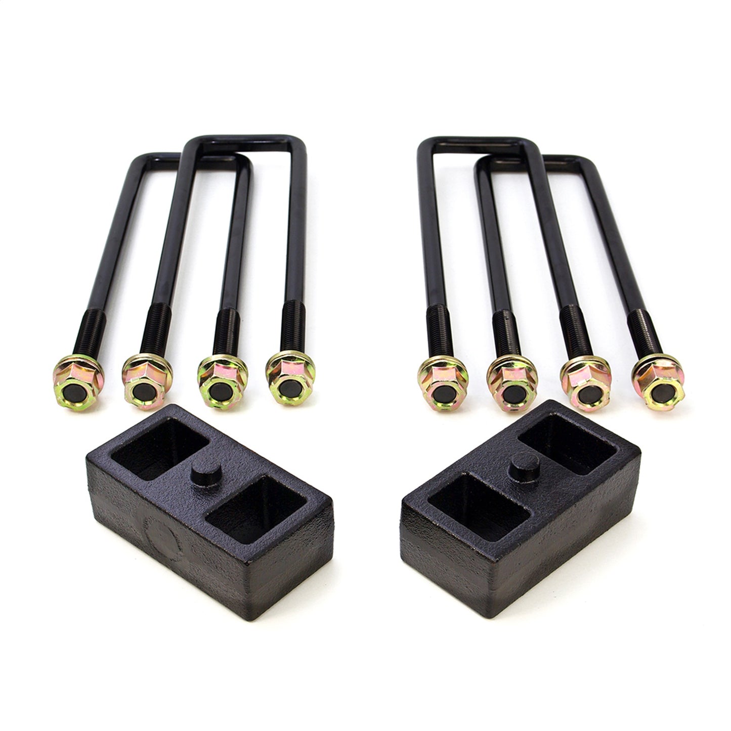 ReadyLIFT 2'' Rear Block Kit for use with Factory Top Overloads (2500/3500HD) 66-3122
